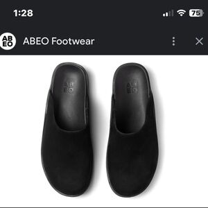 ABEO Pioneer clogs Black leather